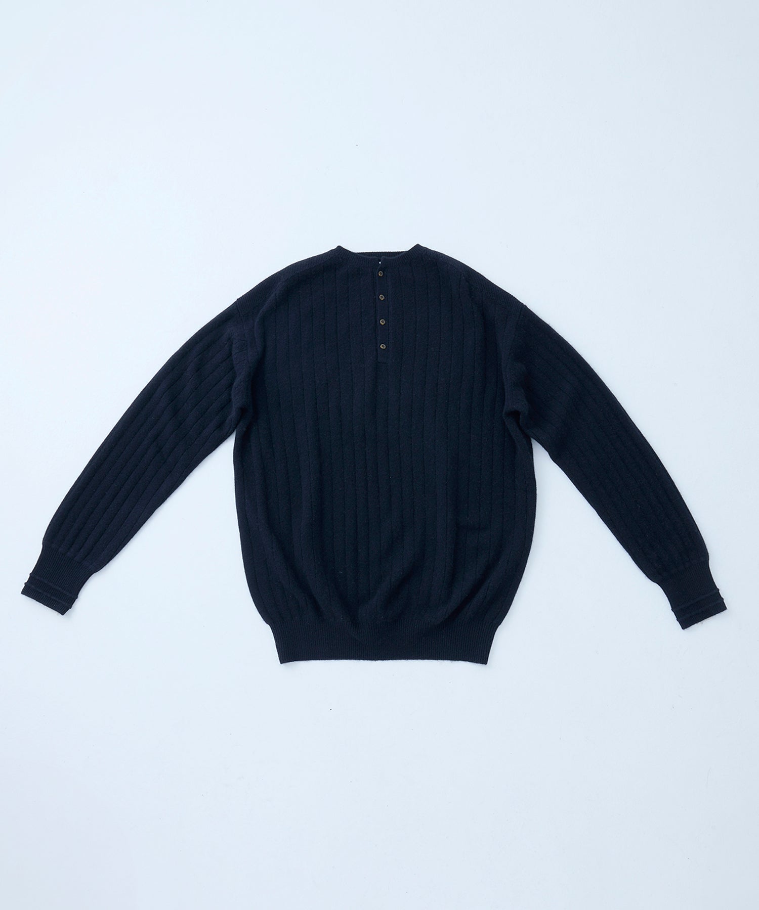 Henry neck army knit – y_yo