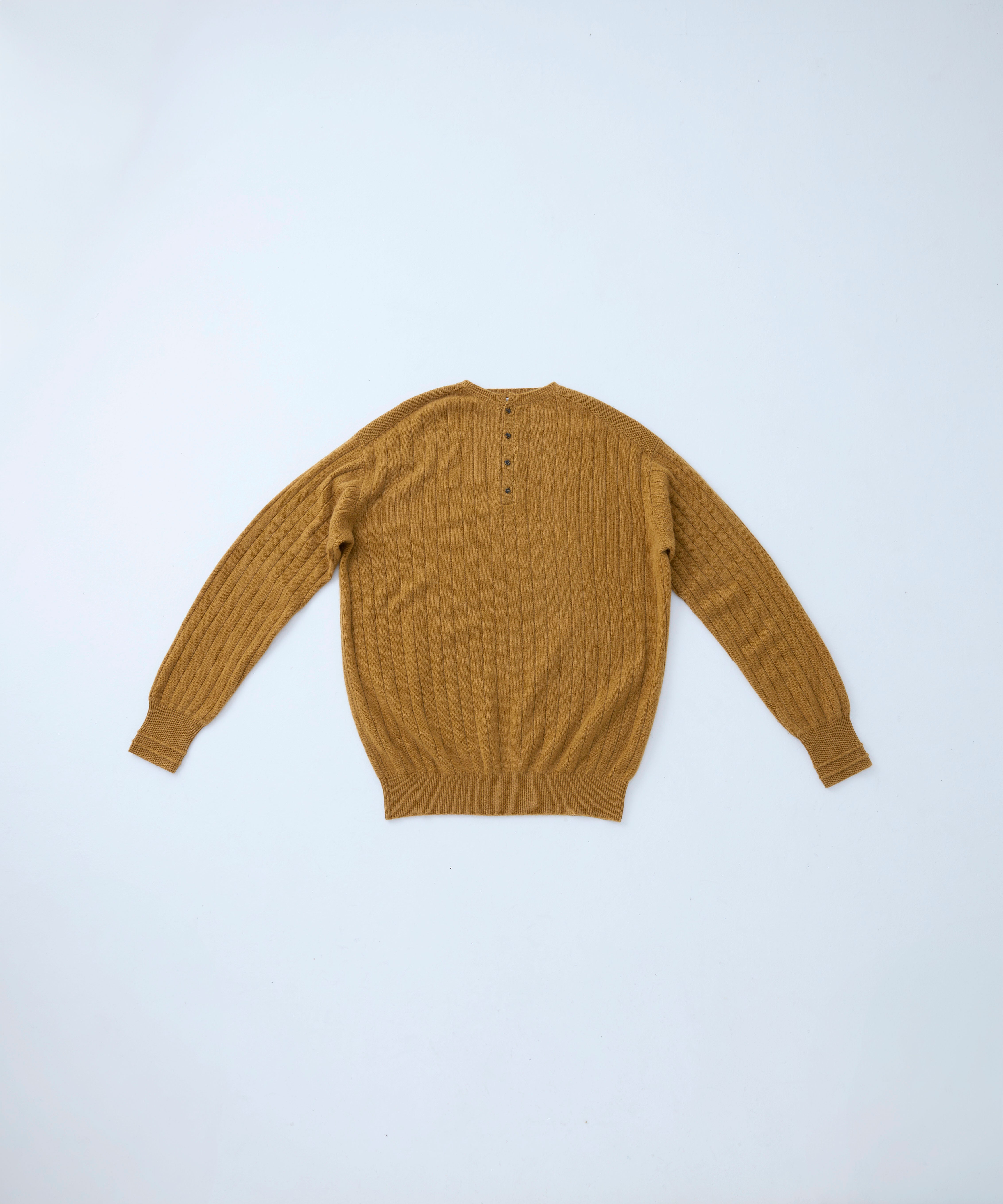 Henry neck army knit – y_yo